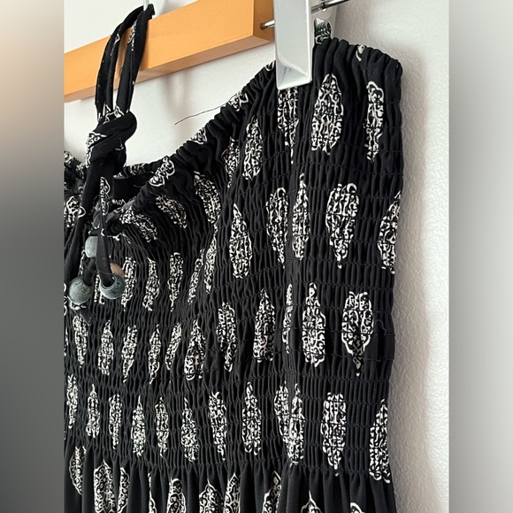 Women’s Lilly Morgan Strapless Dress With Elasticized Bodice Top Flowy Skirt - Picture 2 of 11